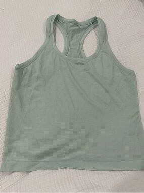 lululemon athletica Green Racerback Tank Top
